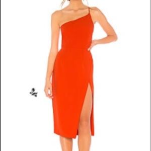 Revolve One Shoulder MIDI Dress